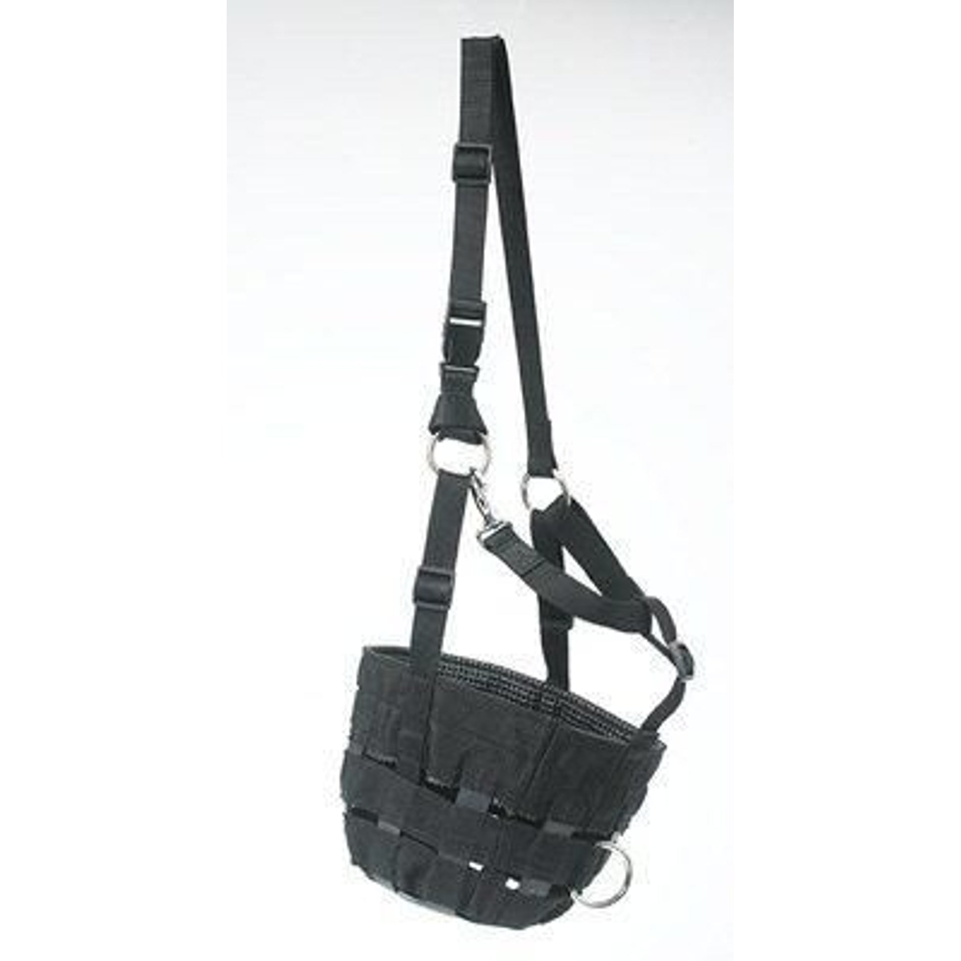 Centaur Adjustable Comfort Muzzle Horse Black