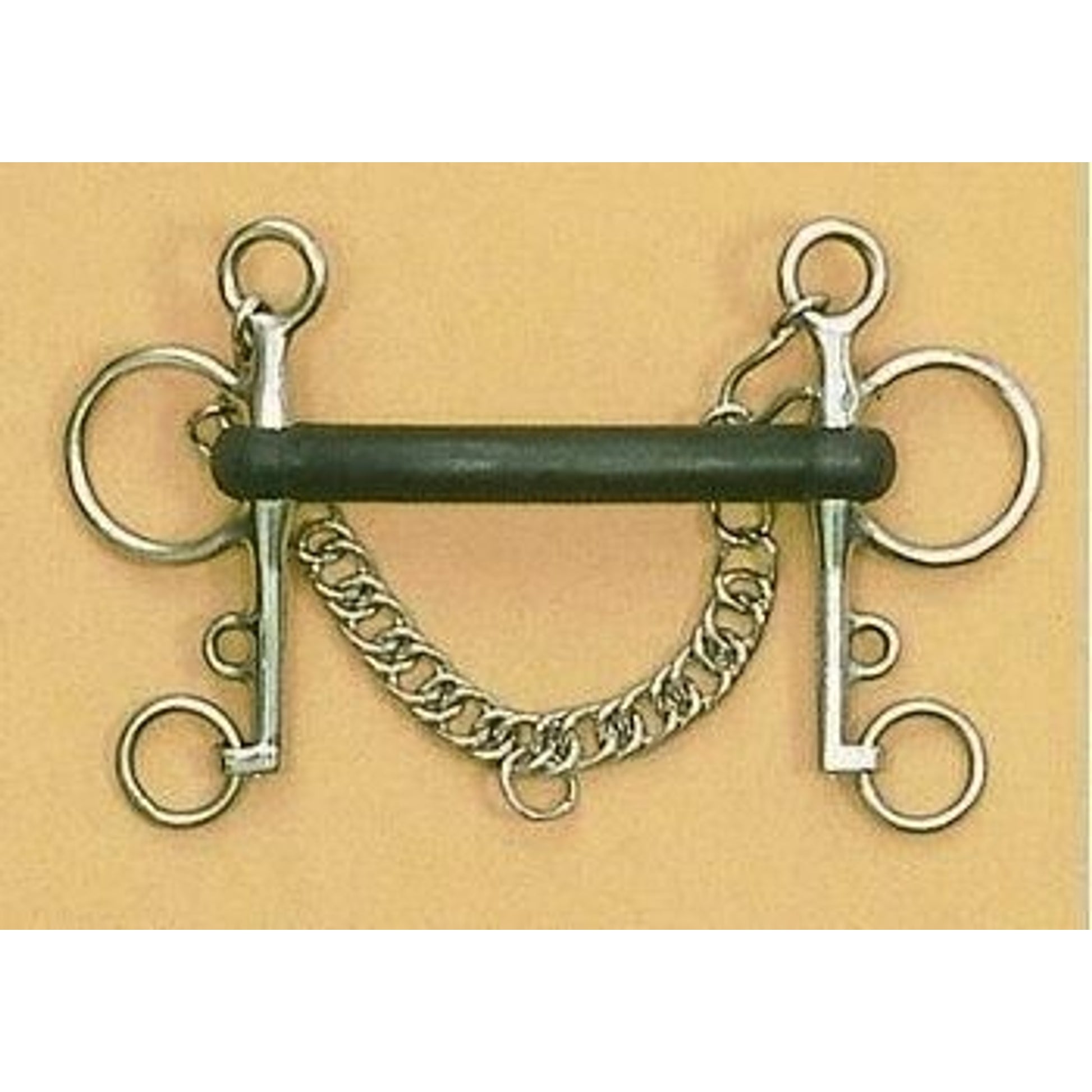 Centaur Stainless Steel Rubber Mullen Mouth Pelham