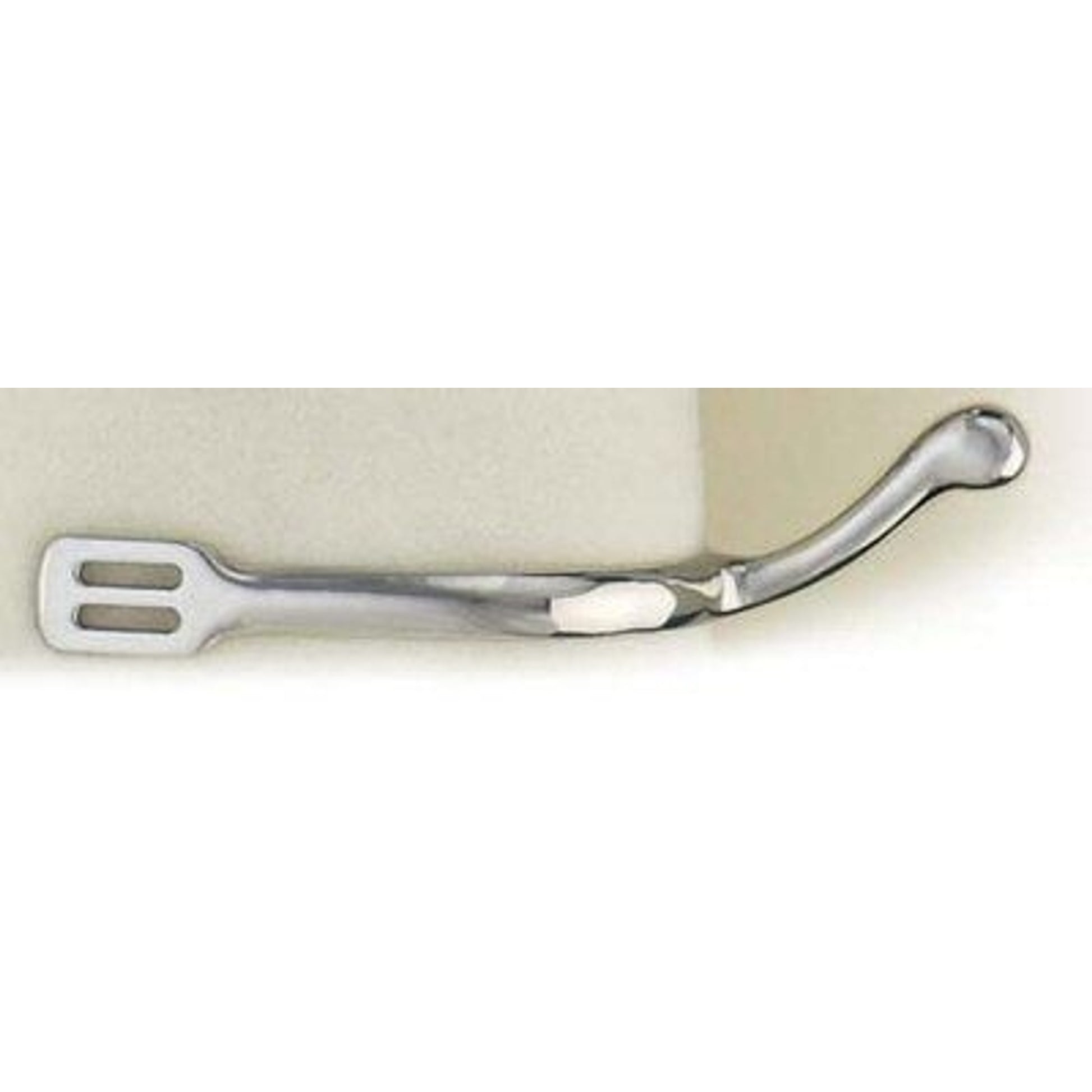 Centaur Stainless Steel Swan Neck Spurs 2Bk/Wh