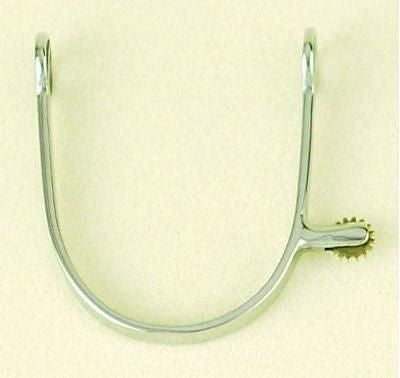 Centaur Stainless Steel Side Rowel SpurBk/Wh