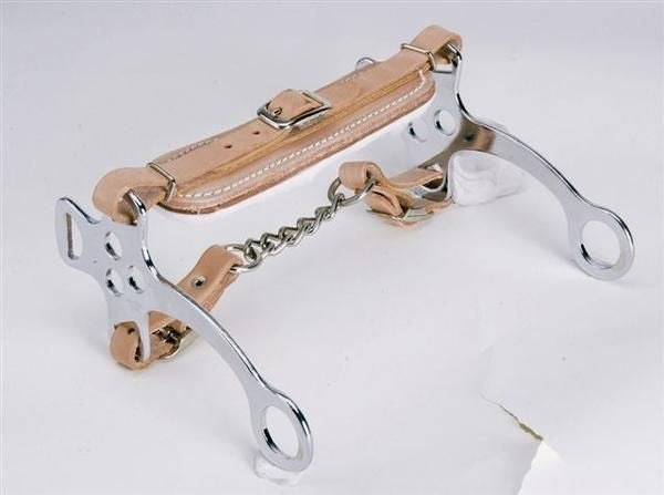 Centaur Fleece Lined Hackamore Stainless Steel