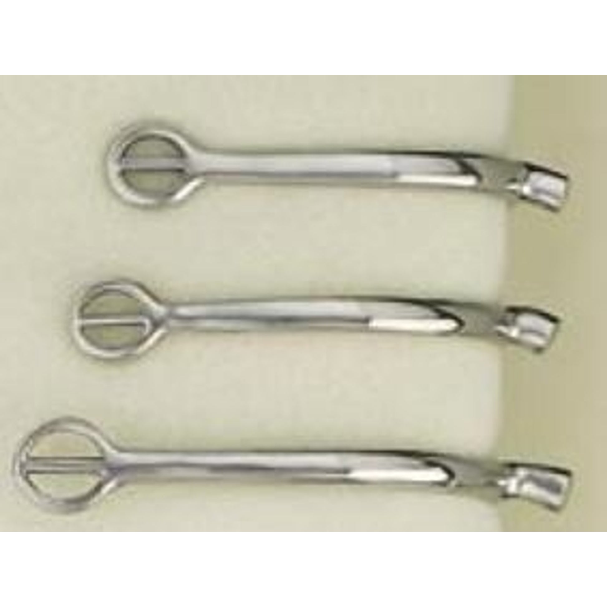 Centaur Mens Stainless Steel Tom Thumb SpurBk/Wh