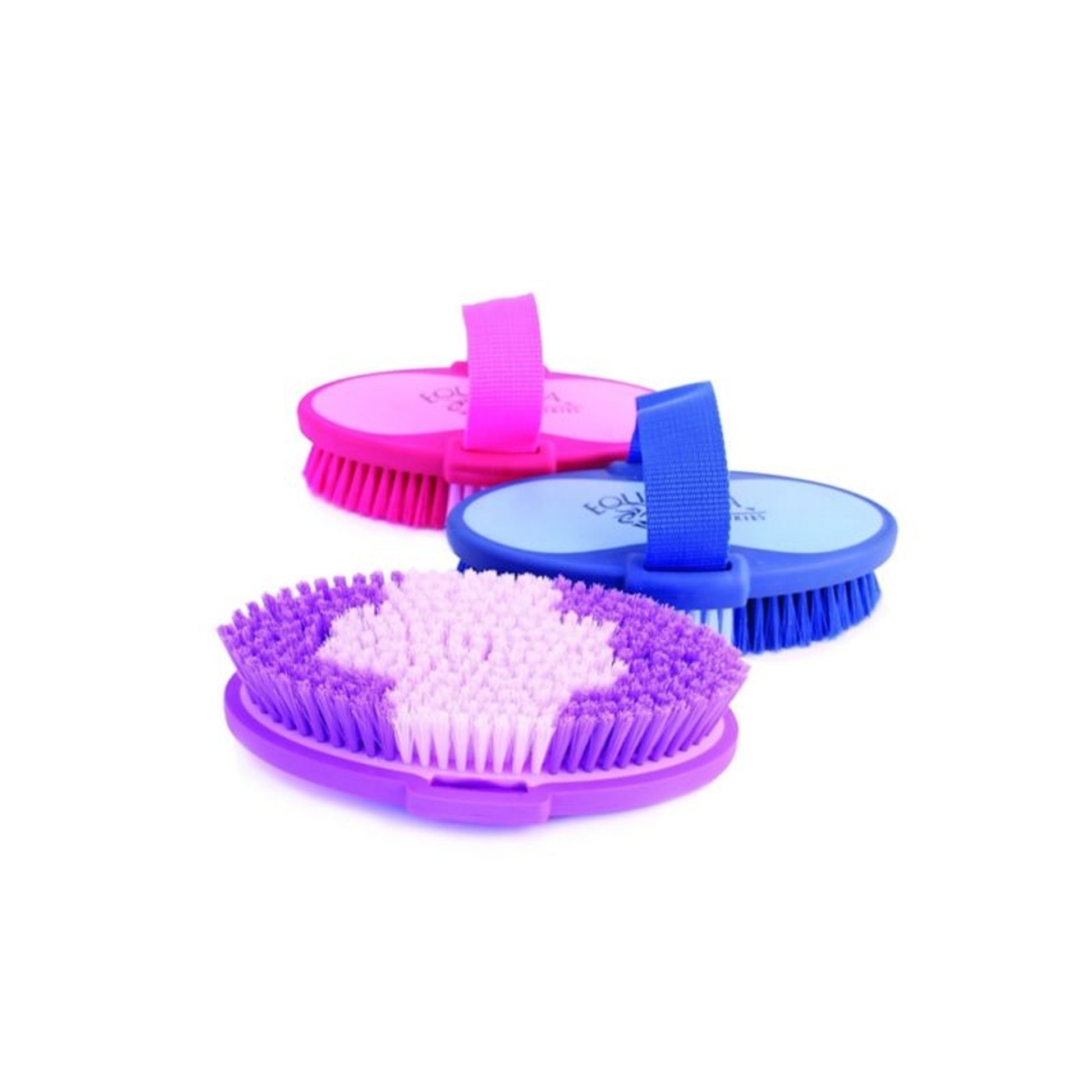 Equestria Sport Body Brush with Strap 7 1/2in Steel