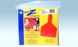 Ztags Blank Cow Orange