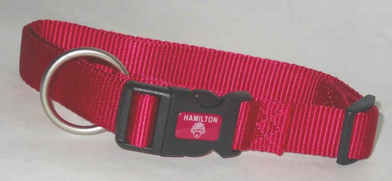 Adjustable Dog Collar 3/4X16-22Inch Pink