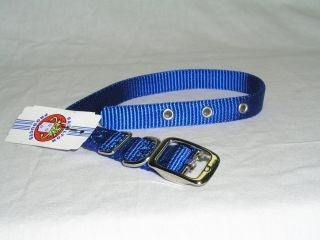 Single Thck Nyln Dlx Dg Collar 5/8 X16 Blu