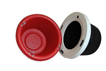 Large Feed Tub 30Quart Red