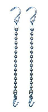 Rein Chain With Balls Stainless Steel Hooks Brn