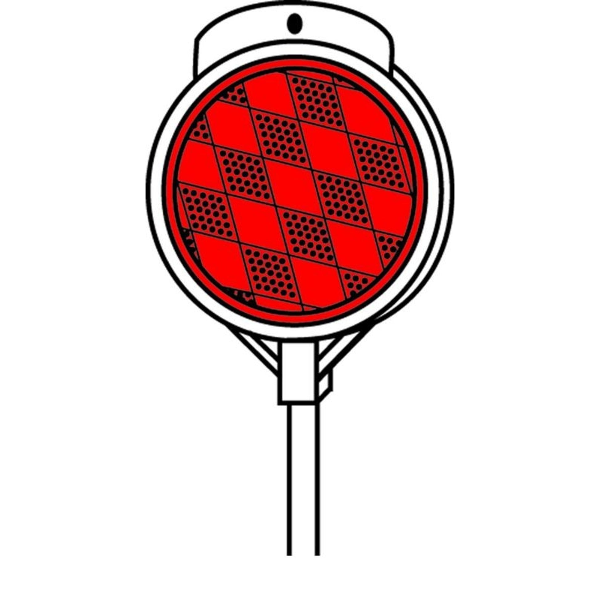 Red Plastic Driveway Marker Red