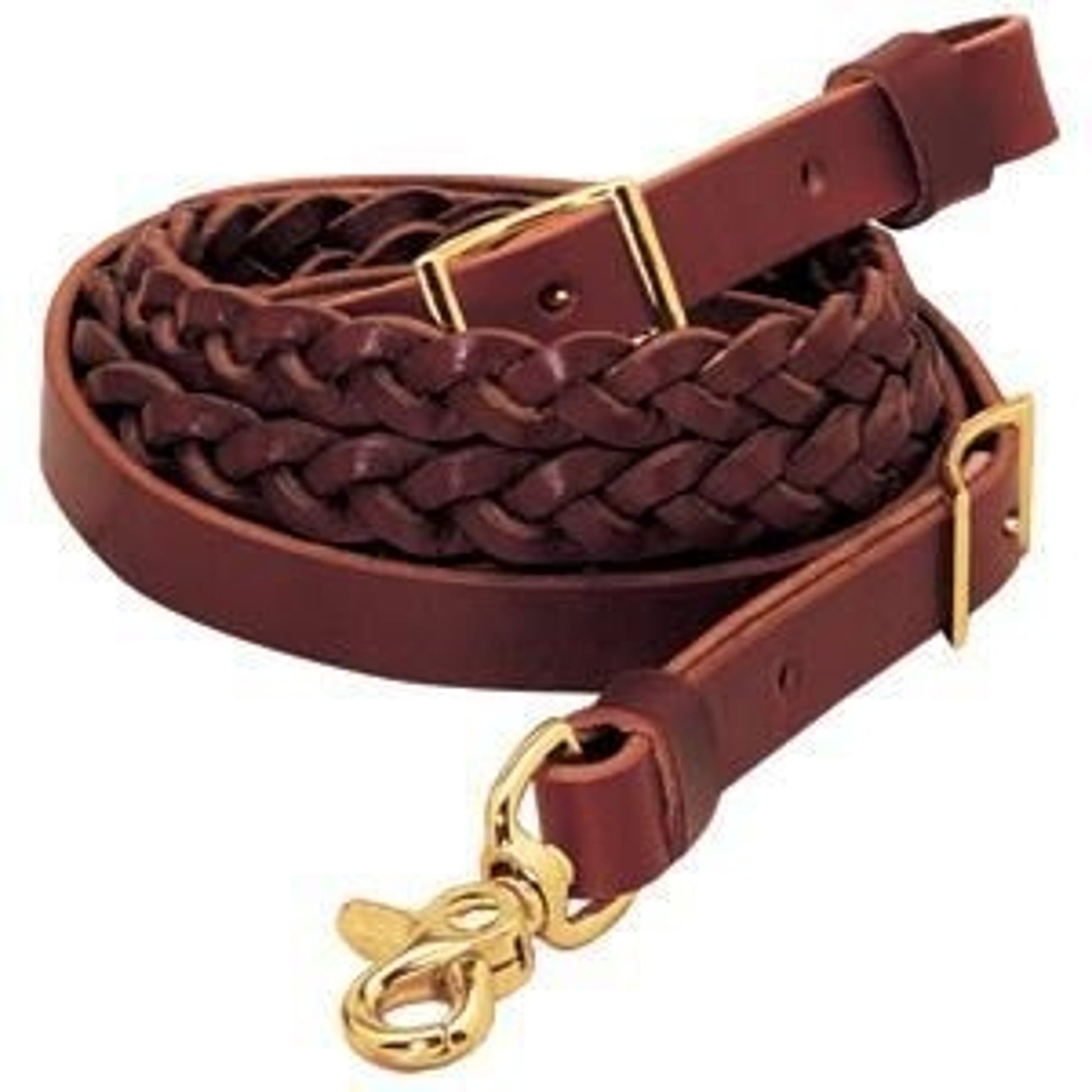 Weaver Classic 3-Plait Leather Roper Reins
