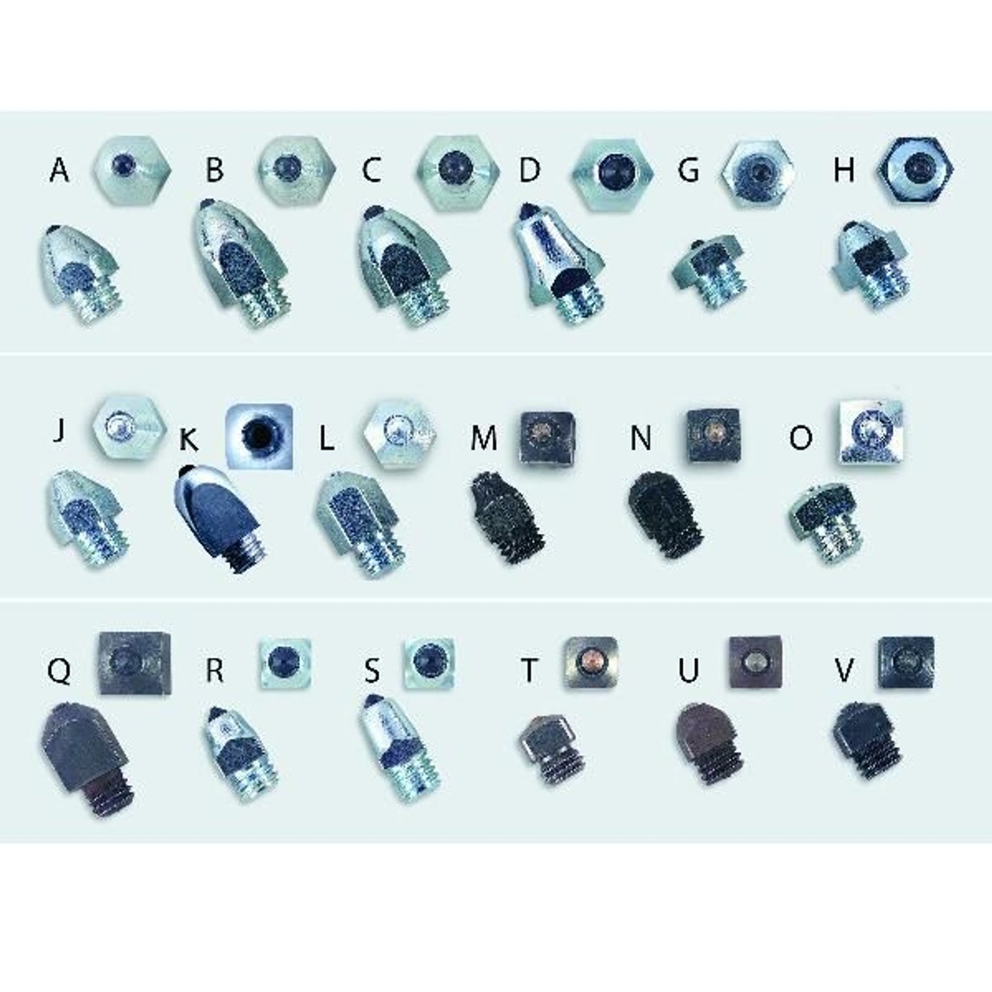 Nunn Finer Medium-Square Road Stud Studs - 10pk