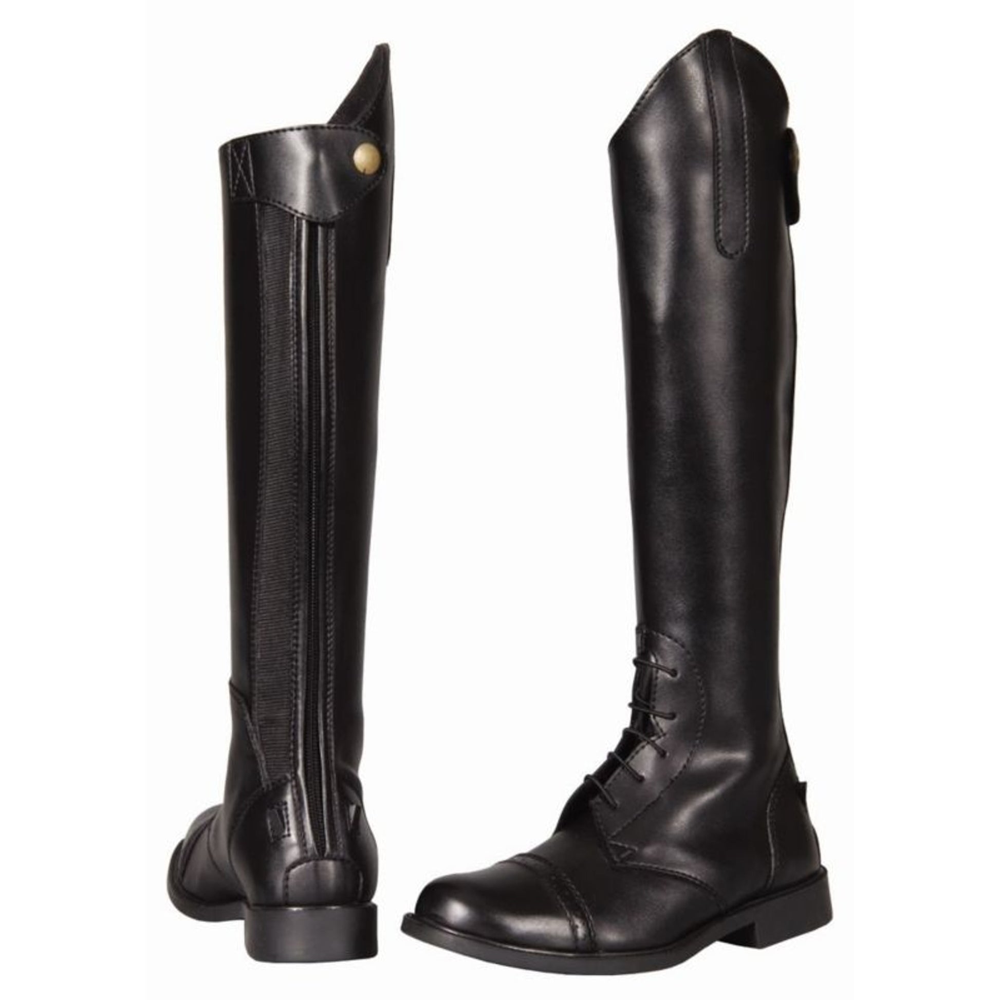 TuffRider Kids Starter Back Zip Field Boot 2 Black