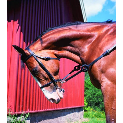 Horze Leather Side Reins With Rubber Donuts