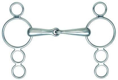 Shires 3 Ring Dutch Gag Bit