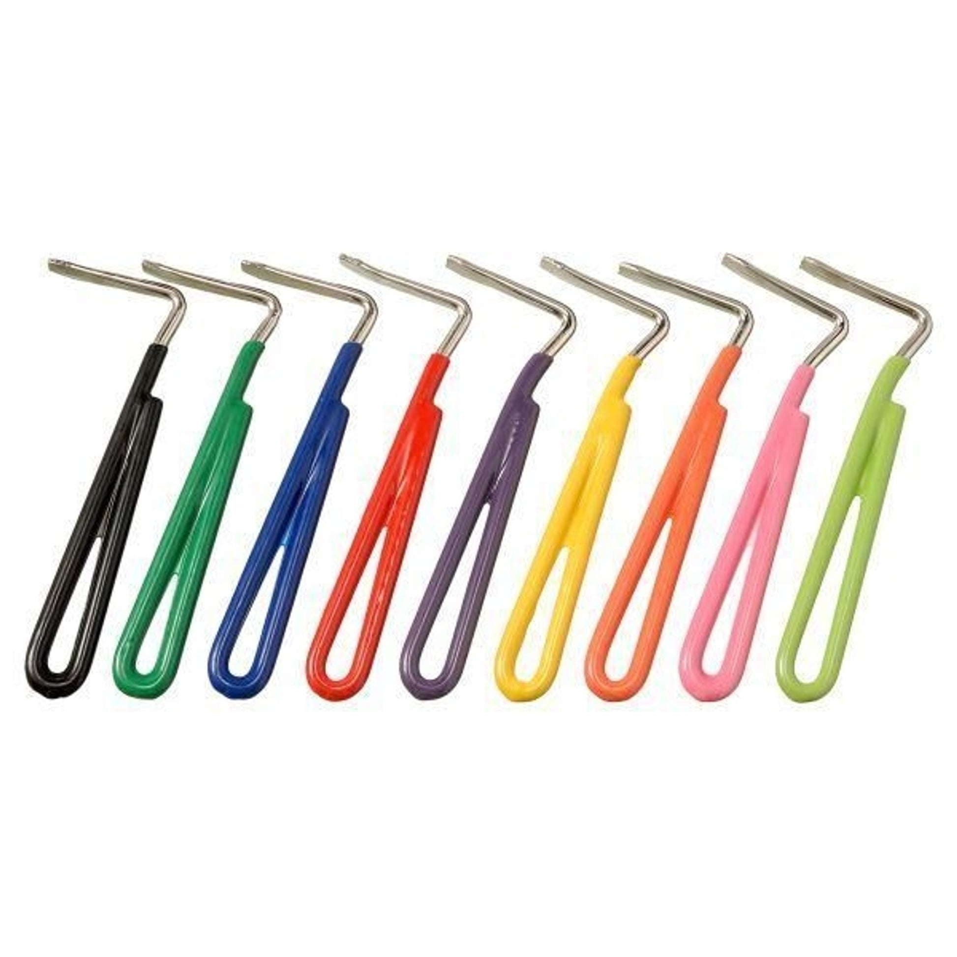 Tough1 Vinyl Handle Metal Hoof Picks 12 Pack
