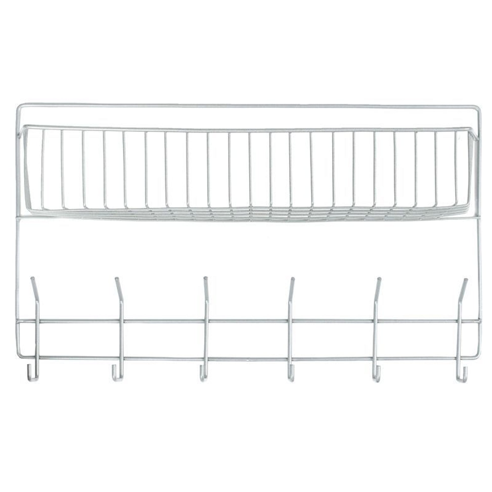 HorZe Basket with Hook Silver
