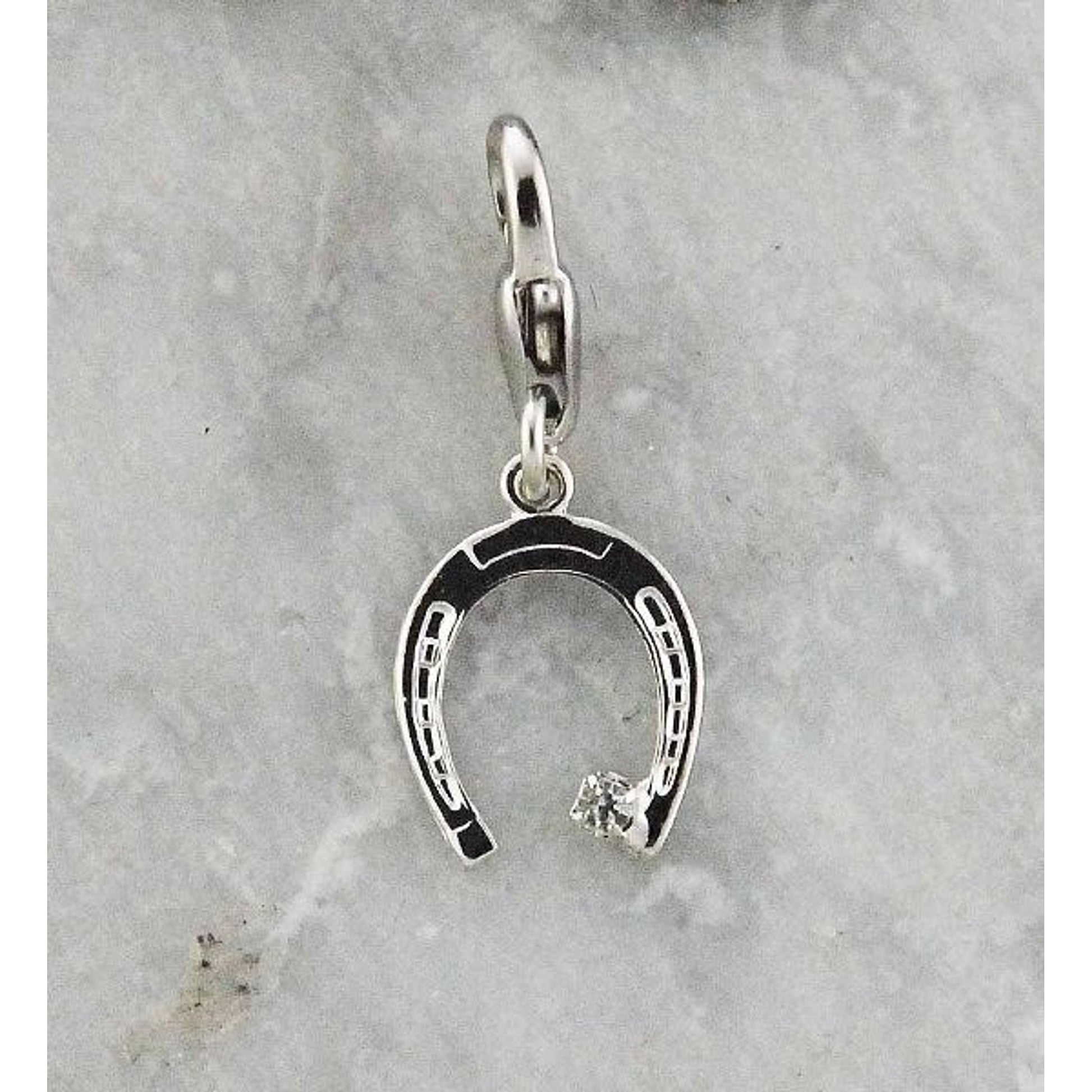 Barbary Horseshoe with Stone CharmCrystal