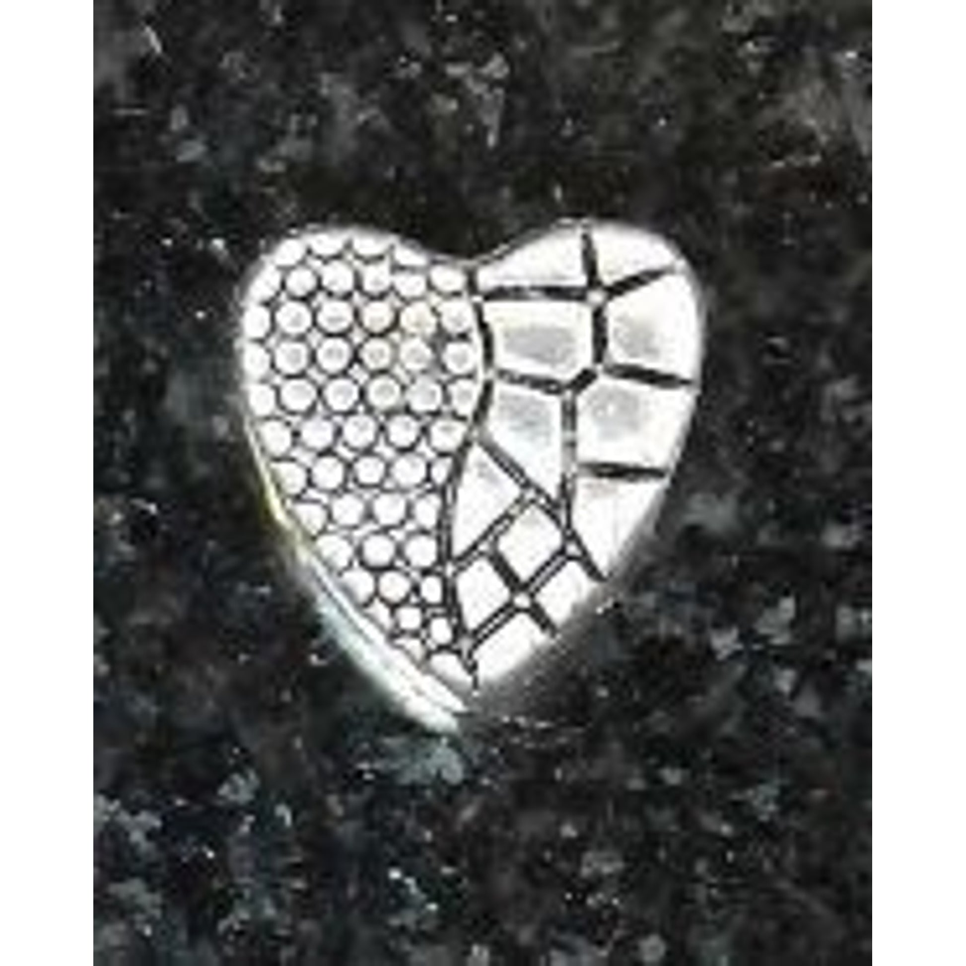 Joppa Textured Heart Bead