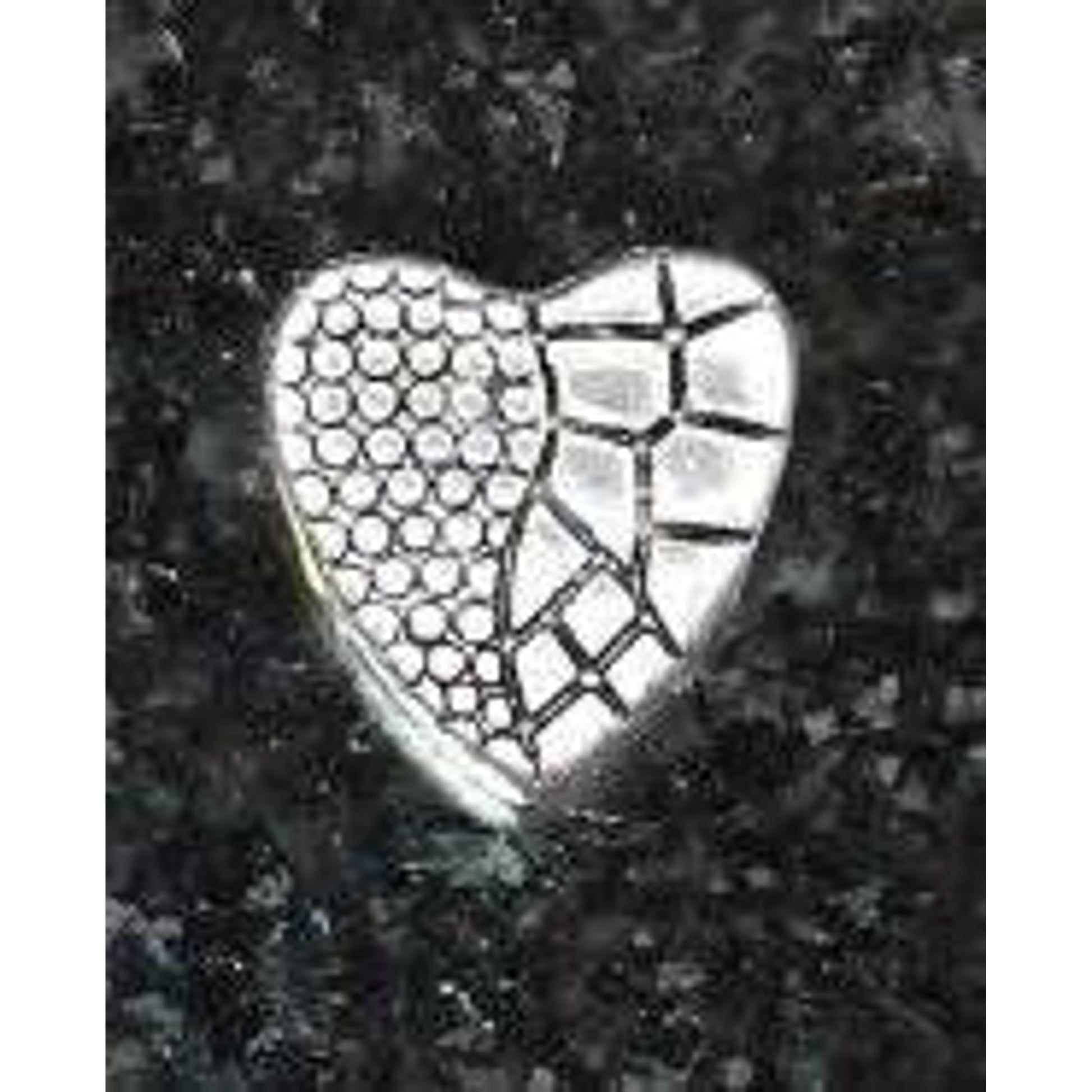 Joppa Textured Heart Bead
