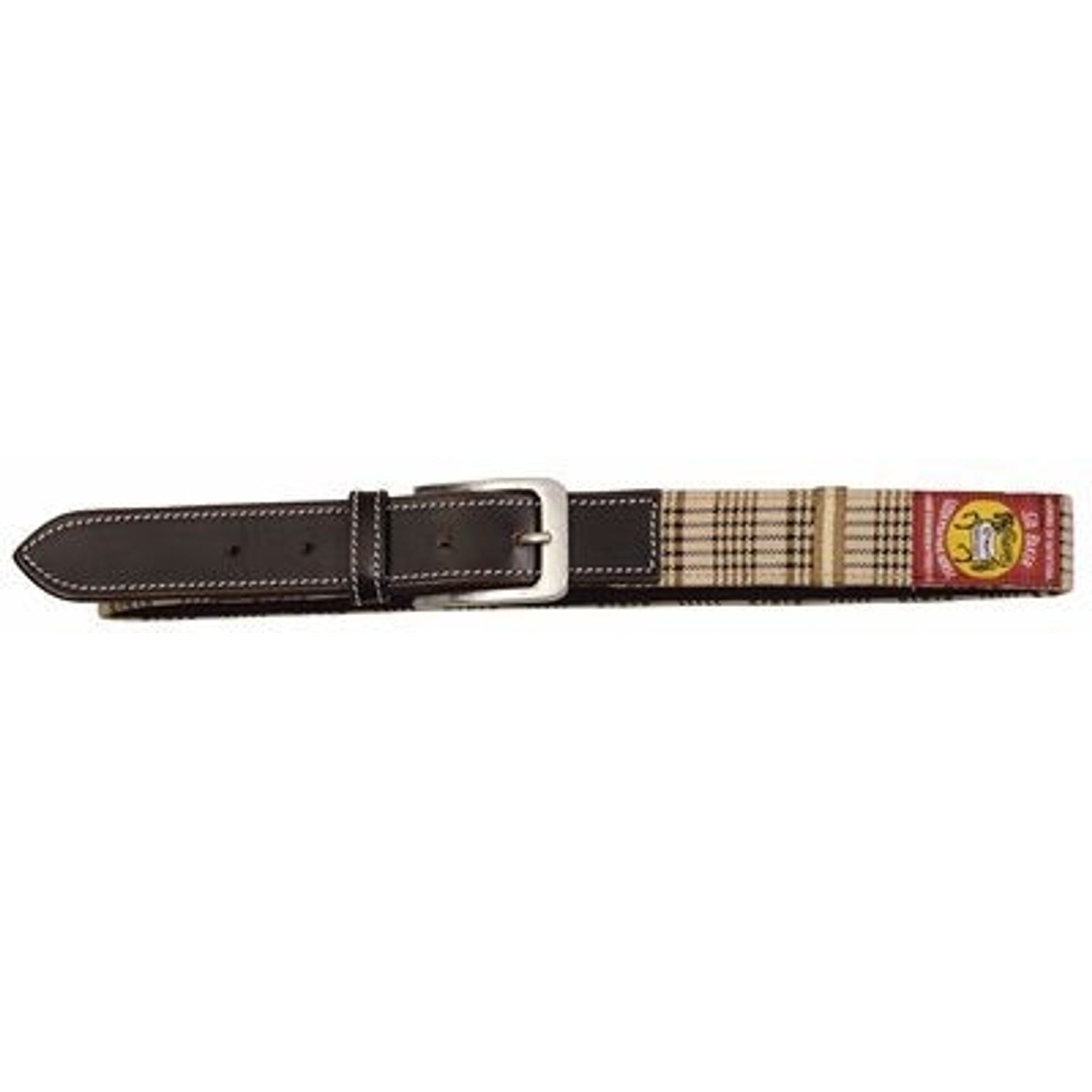 Equine Couture Baker Classic Plaid Belt Large