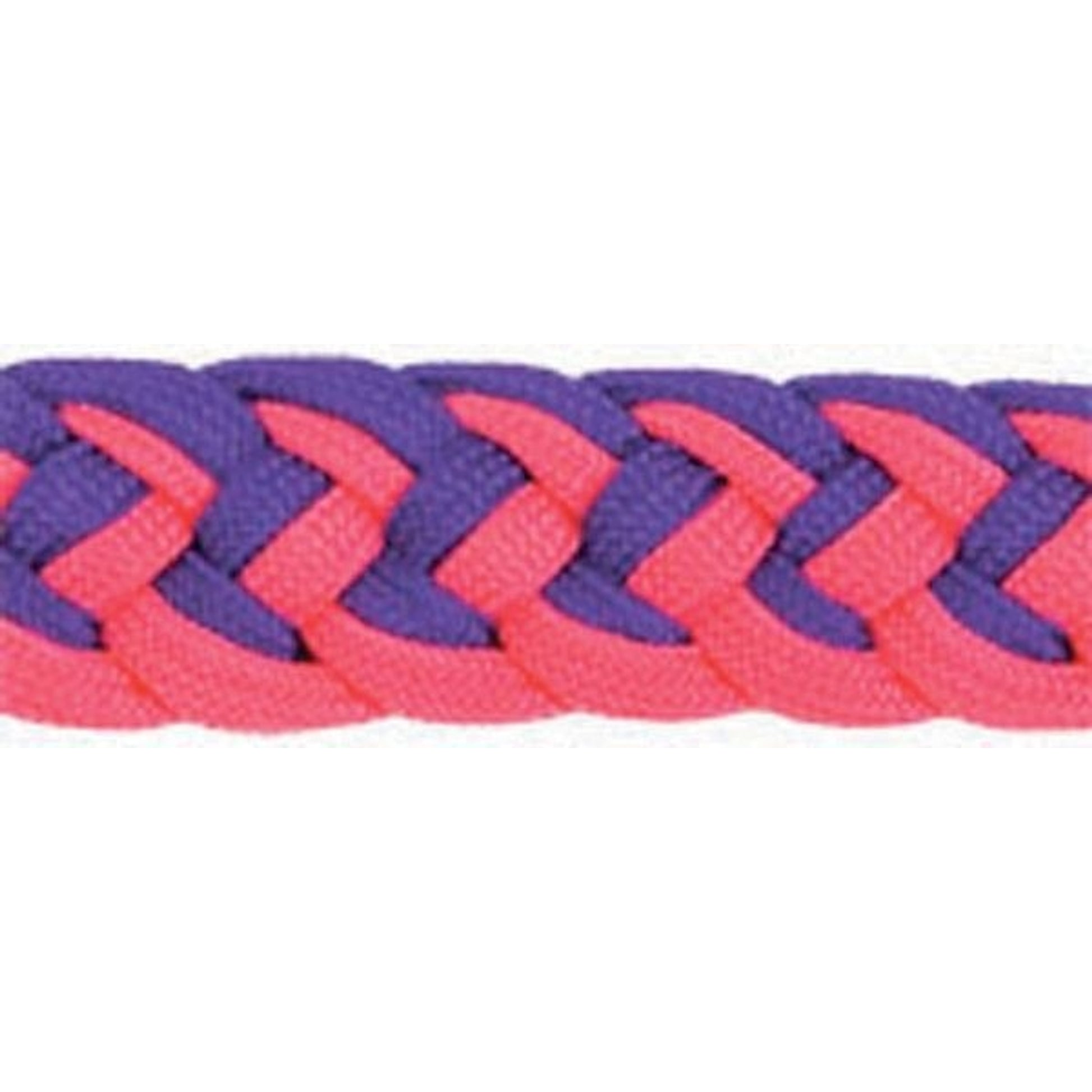 Tory Braided Barrel Rein With Knots Blk/Gry