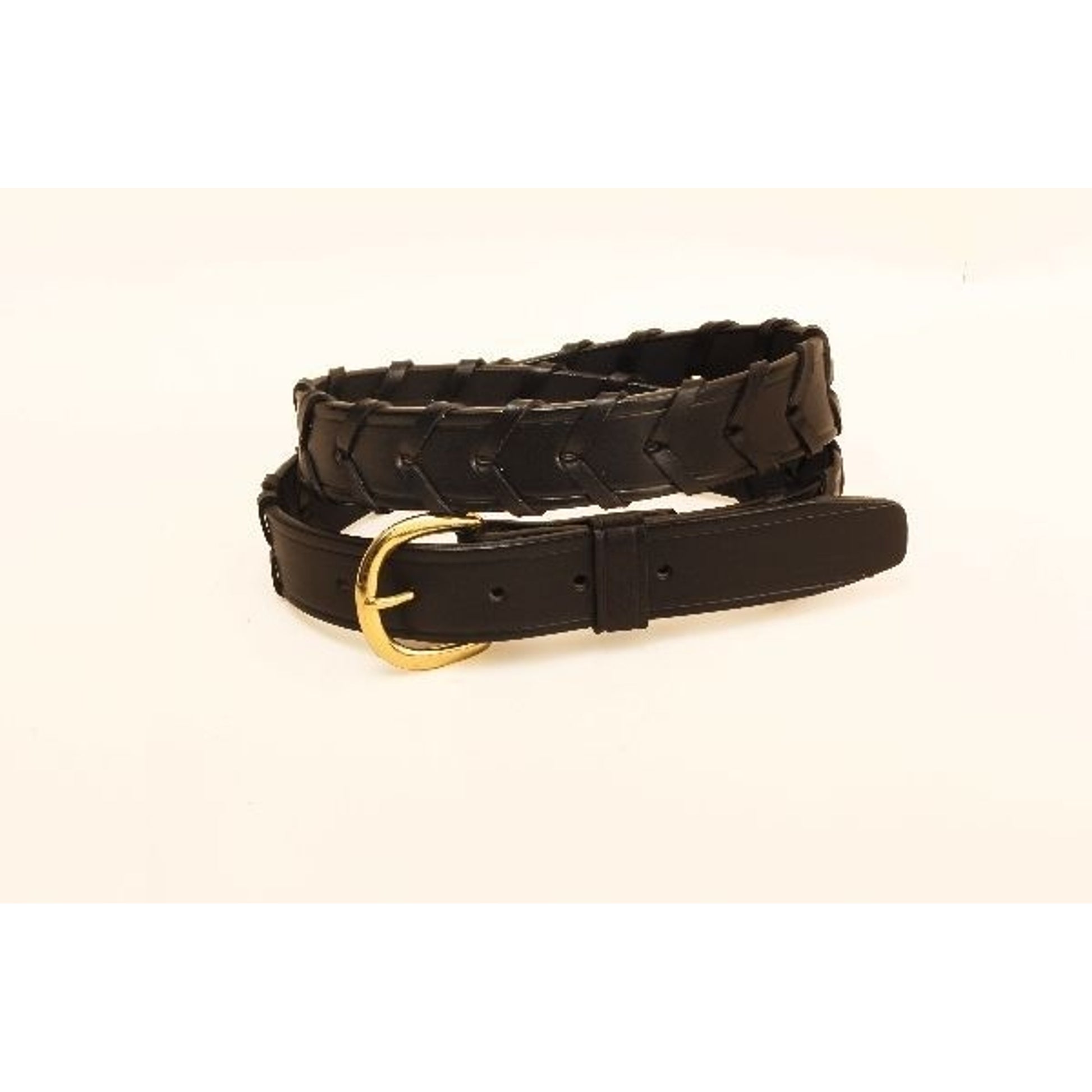 Tory 1 1/4In Laced Belt 28 Bk/Gry