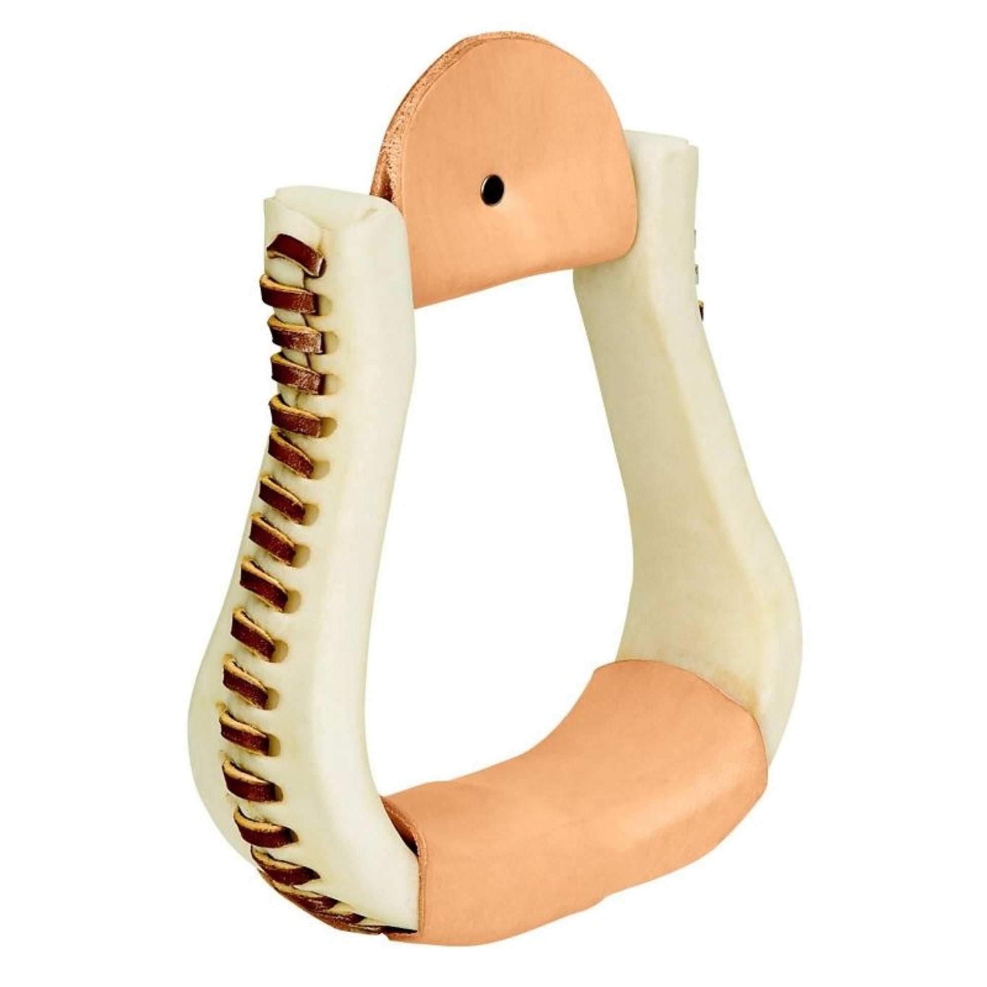 Weaver Rawhide Covered Bell Stirrups 5 W 3 Neck