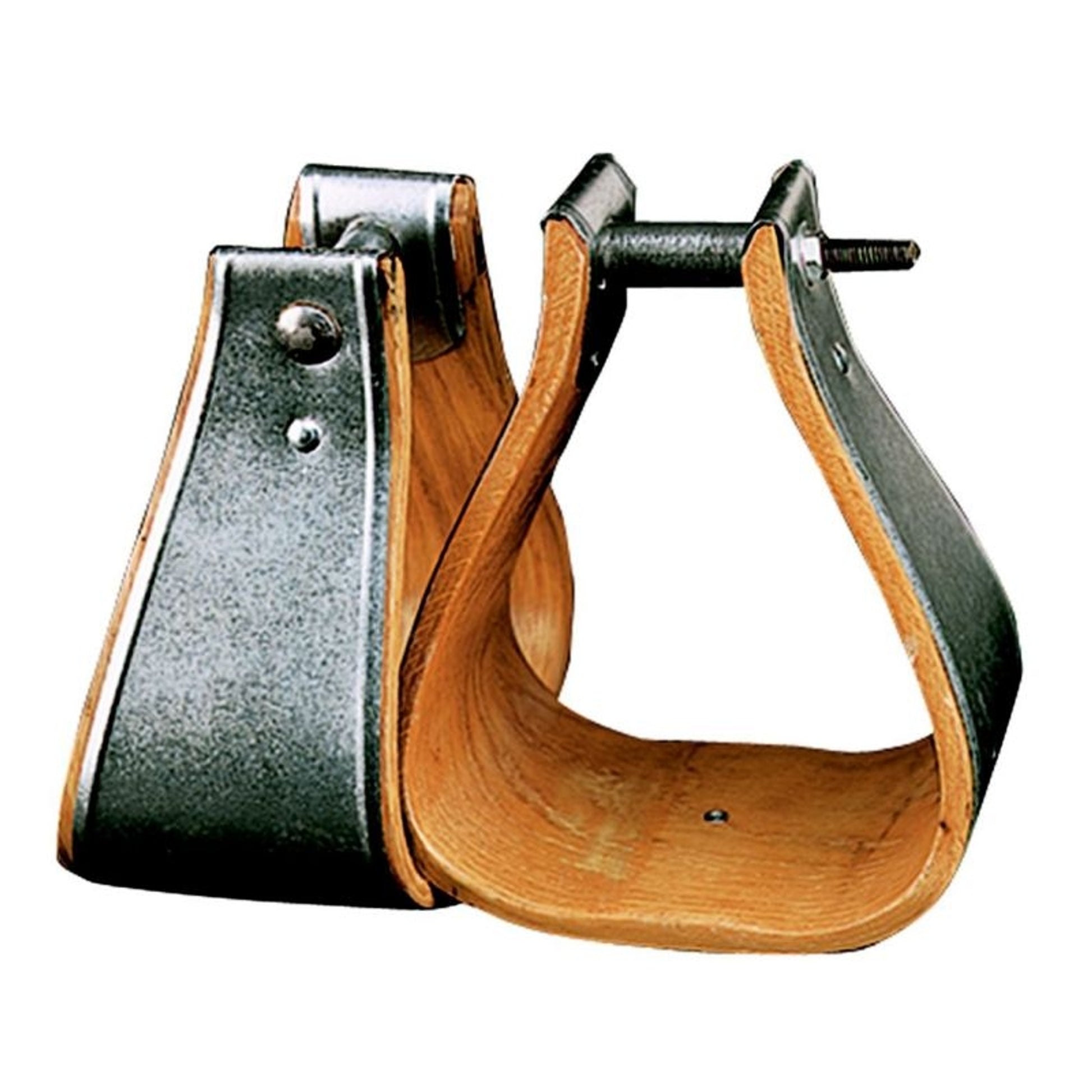 Weaver Wooden Bound Military Stirrups 6 W 1.5