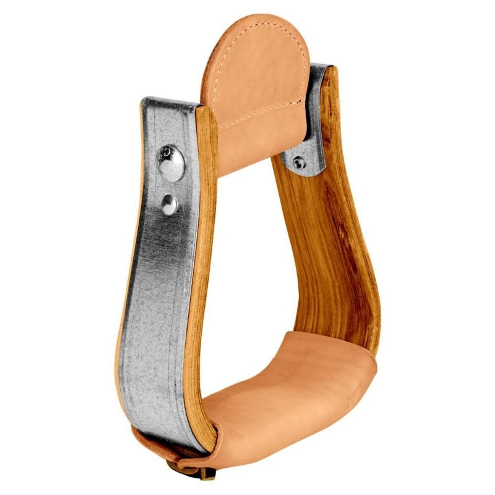 Weaver Wooden Visalia Stirrup with Treads 5.25 W 3