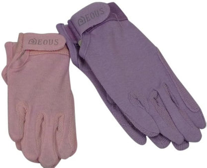 Eous Kids Cotton Gloves Xx-Small Burgundy