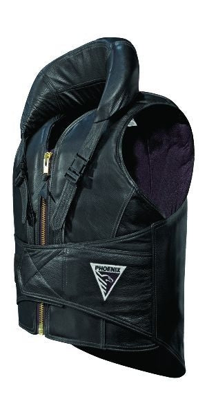 Phoenix Finalist Leather Protective Rodeo Vest