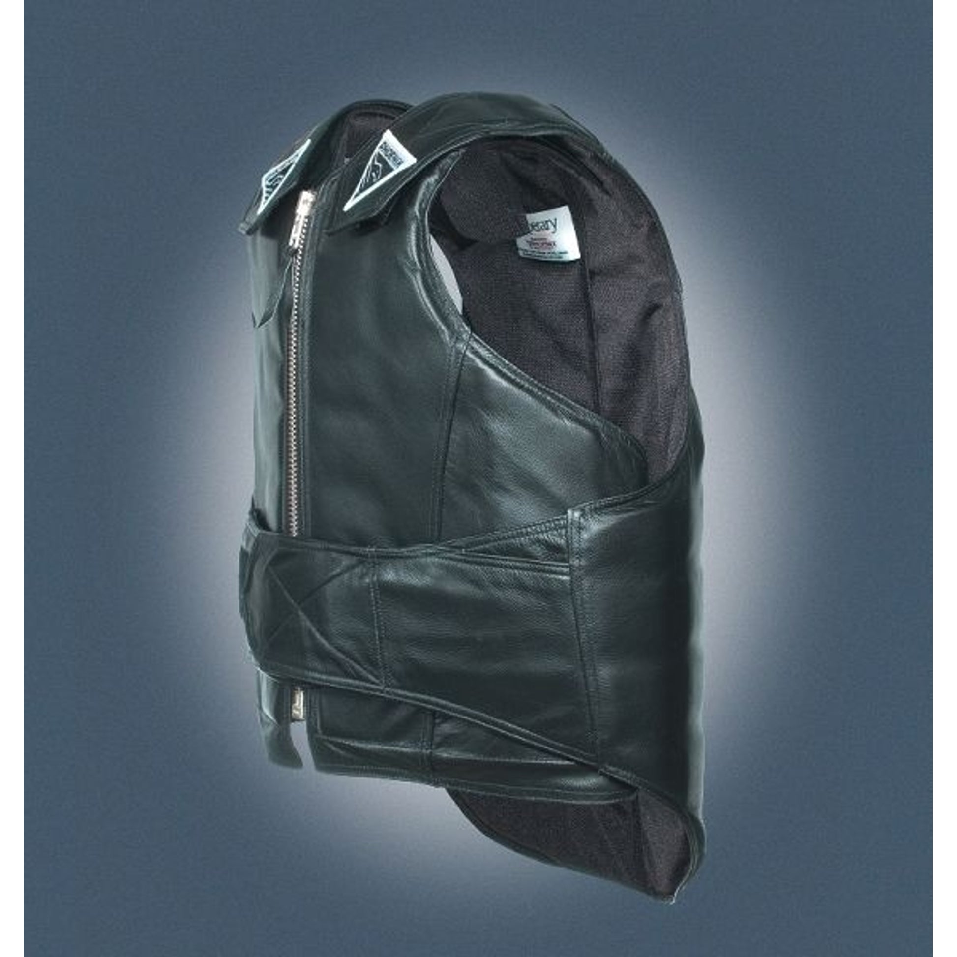 Phoenix RR Leather Protective Rodeo Vest L Bk