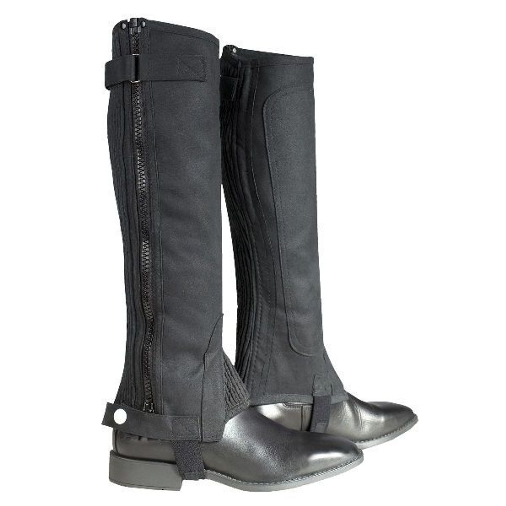 HorZe Amara Chaps With Rib MD Wide Black
