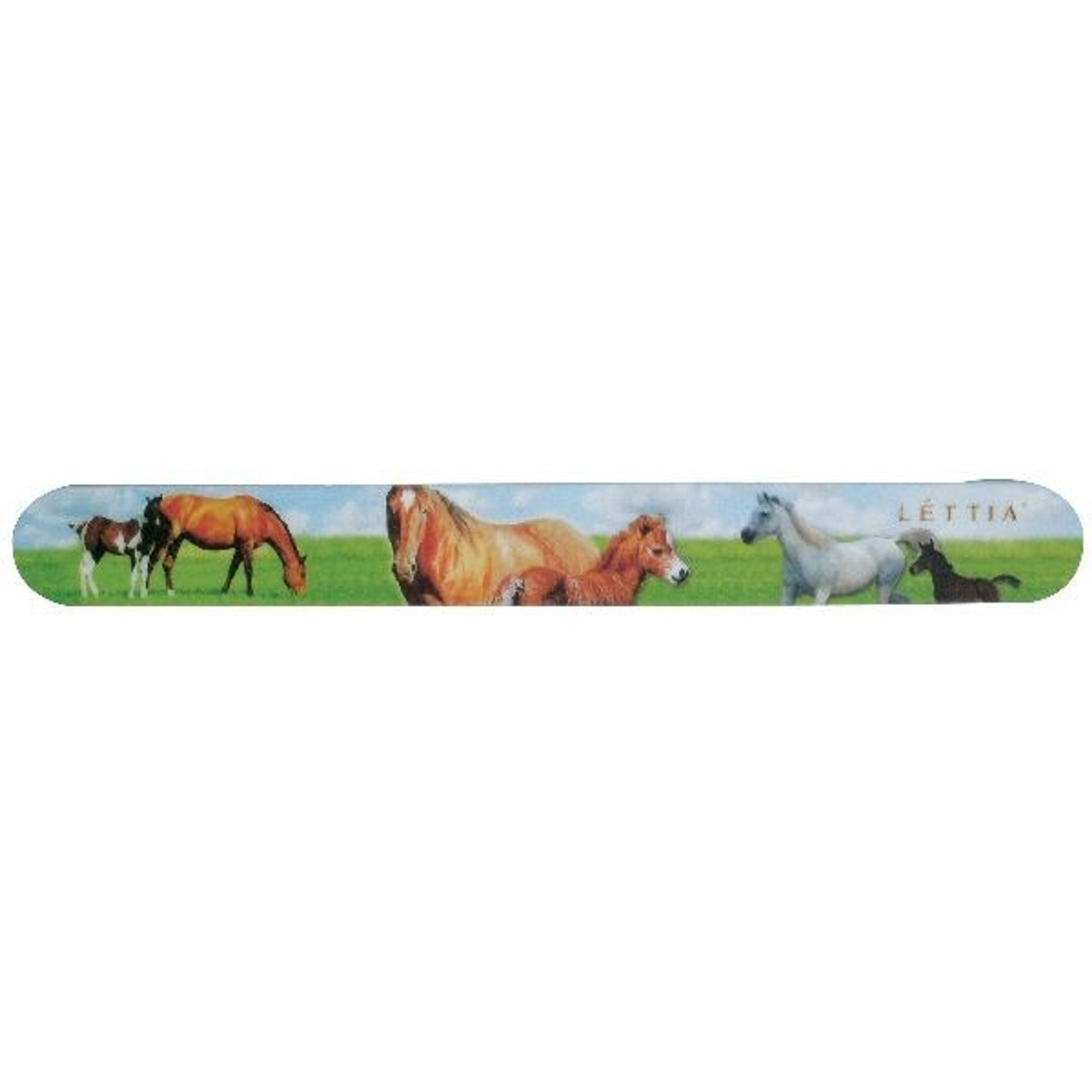 Lettia Collection Emery BoardBk/Wh
