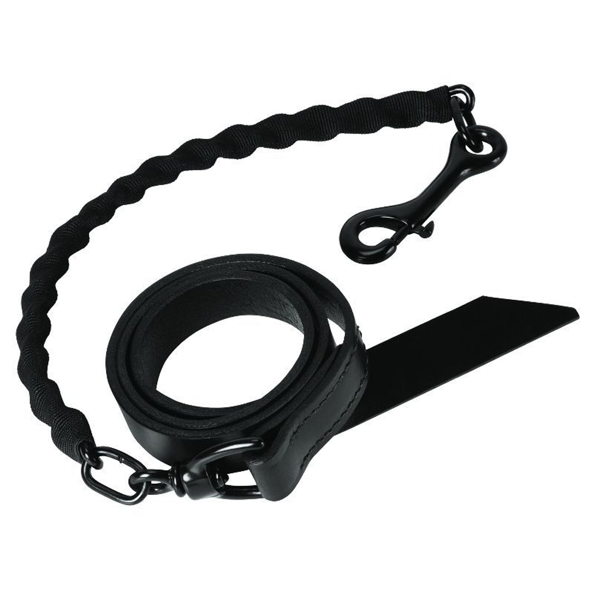 Weaver Brahma Webb Chain Cattle Lead Blk/Nickel
