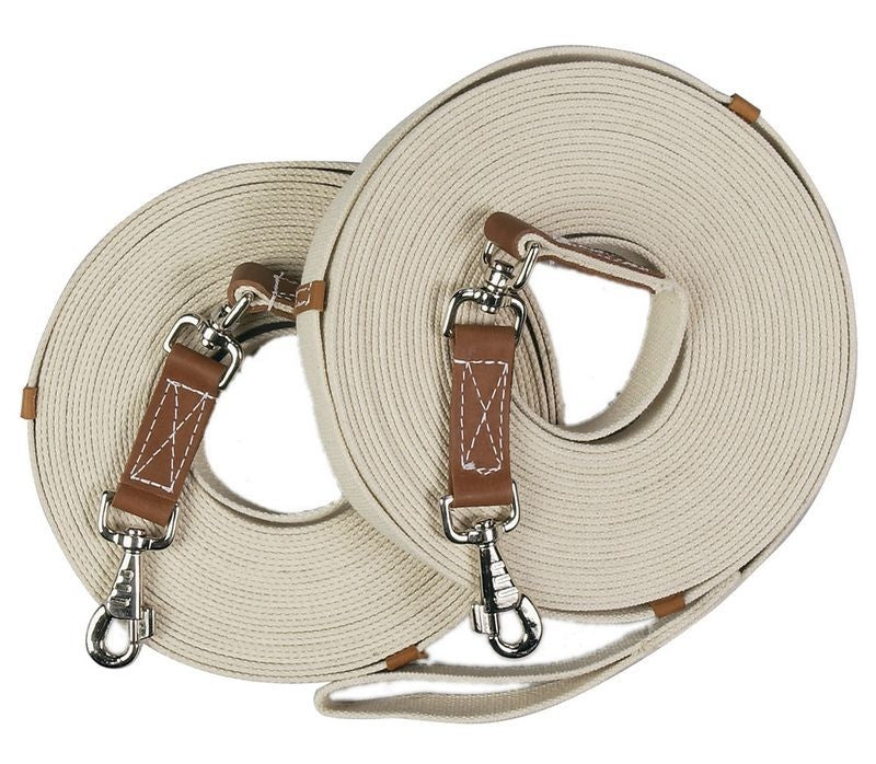 Centaur Cotton Web Lunge Line 50ft Brn