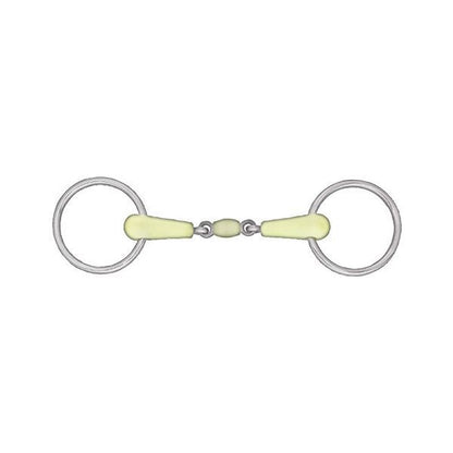 Horze Apple Flavor Peanut Link Snaffle Bit