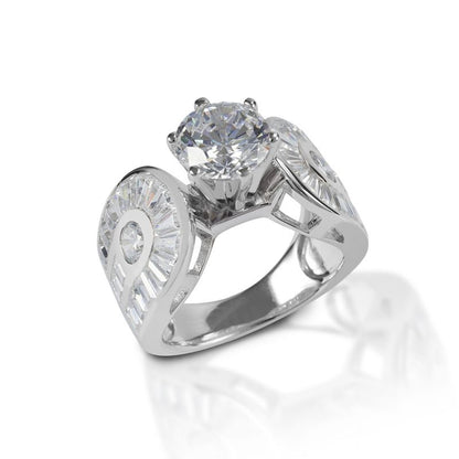 Kelly Herd .925 Sterling Round Horseshoe Ring 6