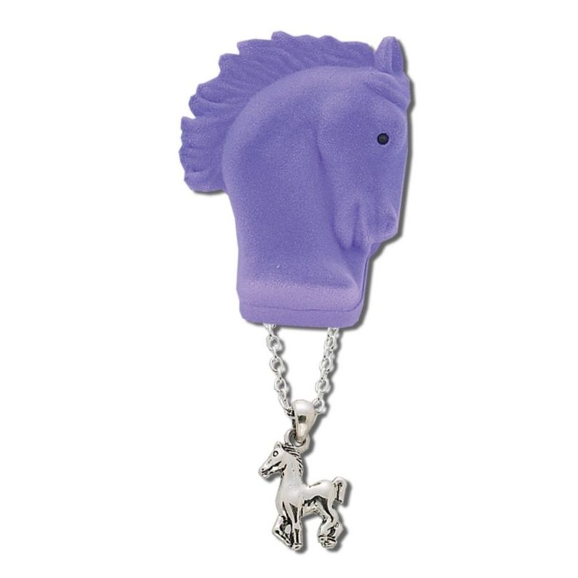 Tiny Prancing Foal Necklace 16 - 18