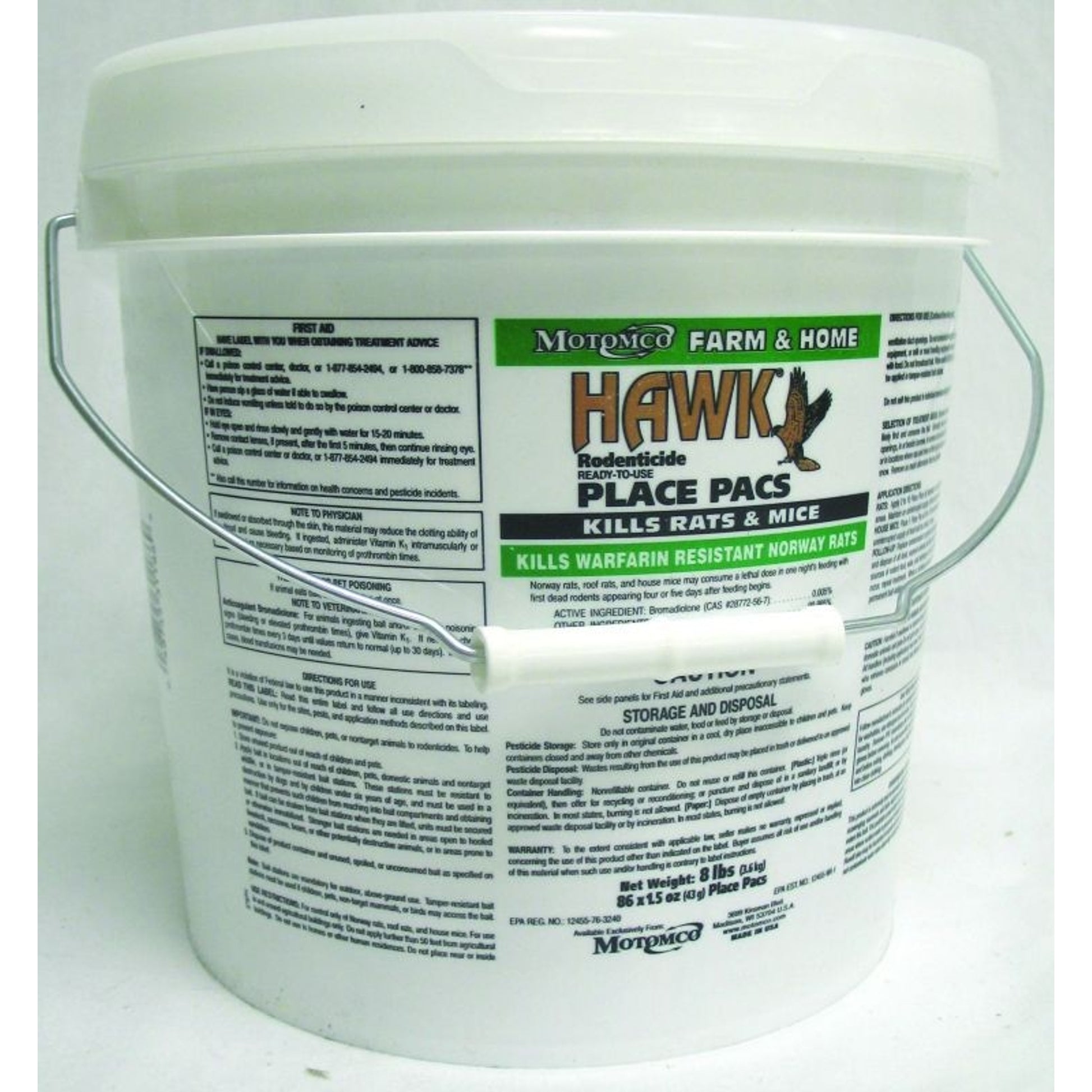 Hawk Pelleted Place Pacs 86 1.5oz