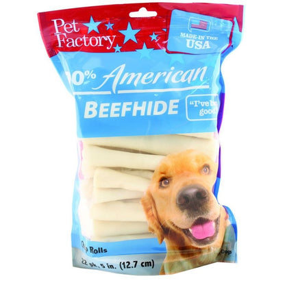 Pet Factory Chip Roll Dog Rawhide 22 Pack