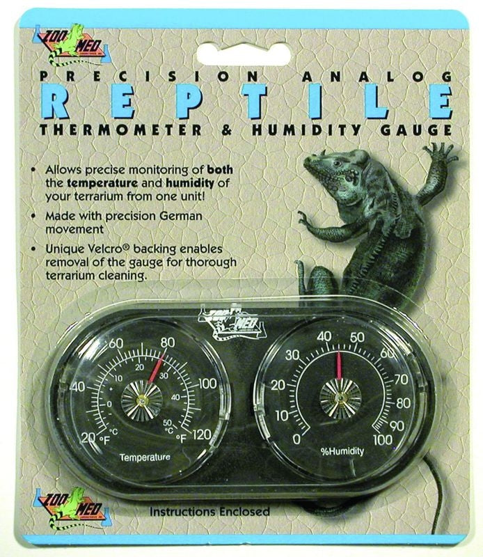 Zoo Med Dual Thermometer/Humidity Gauge