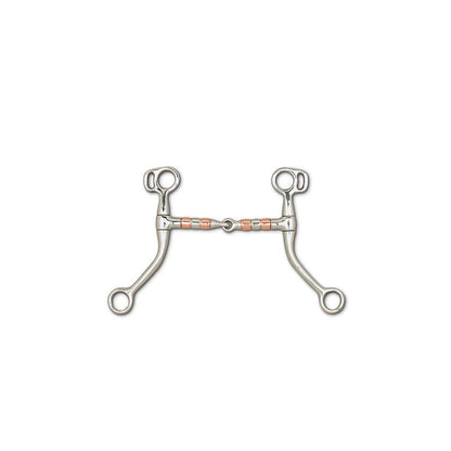Toklat Swept Back Shank Roller Snaffle 5 Brn