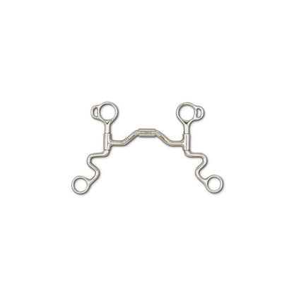 Loose Jaw S-Shank MedWide Port Swivel Mouthpiece 5