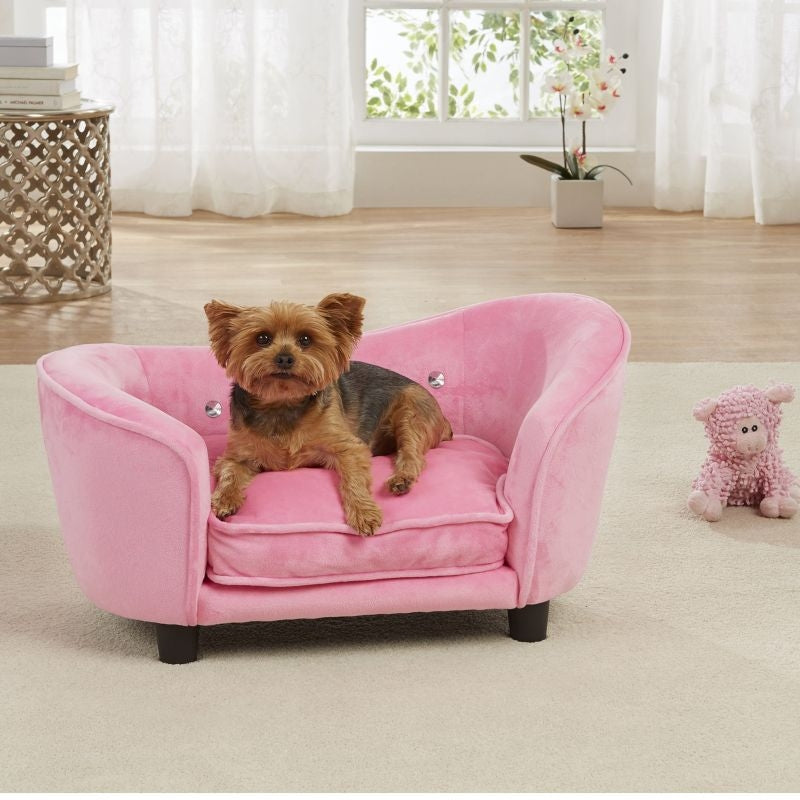 Enchanted Home Pet Light Pink Snuggle Dog Bed