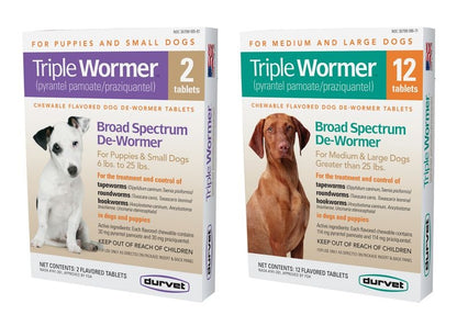 Triple Wormer For Medium and Large Dogs 2 Count