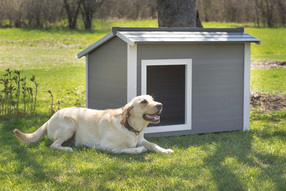 New Age Pet ecoFLEX Thermocore Grey Dog House