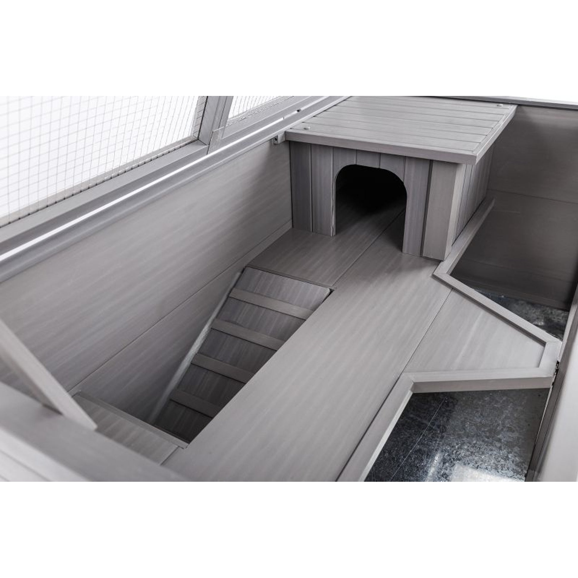 New Age Pet ecoFLEX Grey Park Avenue Indoor Hutch