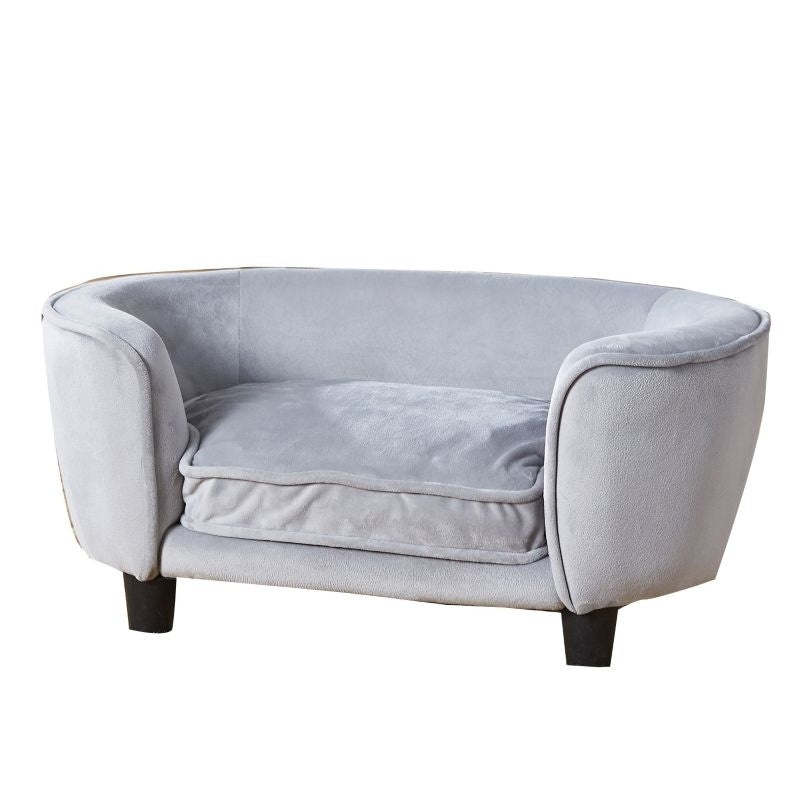 Enchanted Home Pet Coco Light Grey Pet Sofa