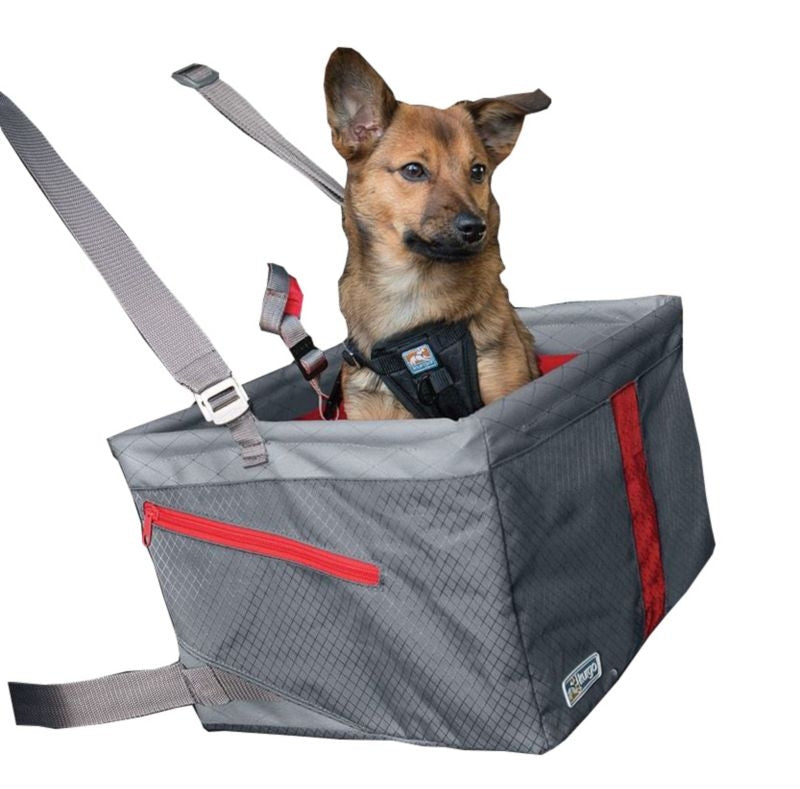 Kurgo Journey Gray/Chili Red Pet Booster Seat